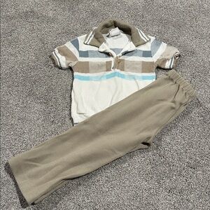 Bull Frog Vintage Boys Sweater‎ & Knit Trousers Size 3T 80s Preppy classy set